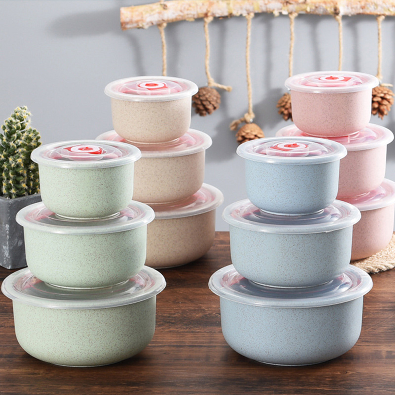 3pcs Food Storage Containers B - огляд і ціна Meal Prep Kitchen