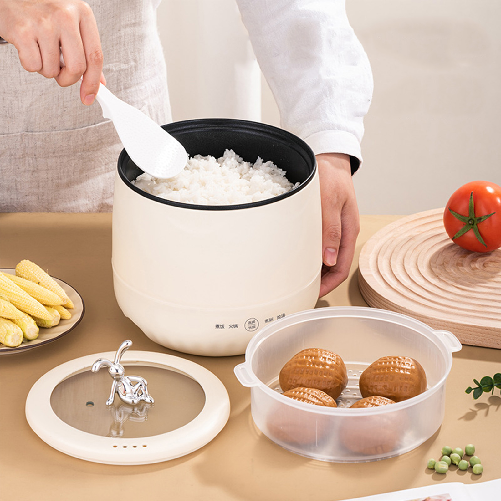 Smart Electric Mini Rice Cooke - огляд і ціна Meal Prep With Rice