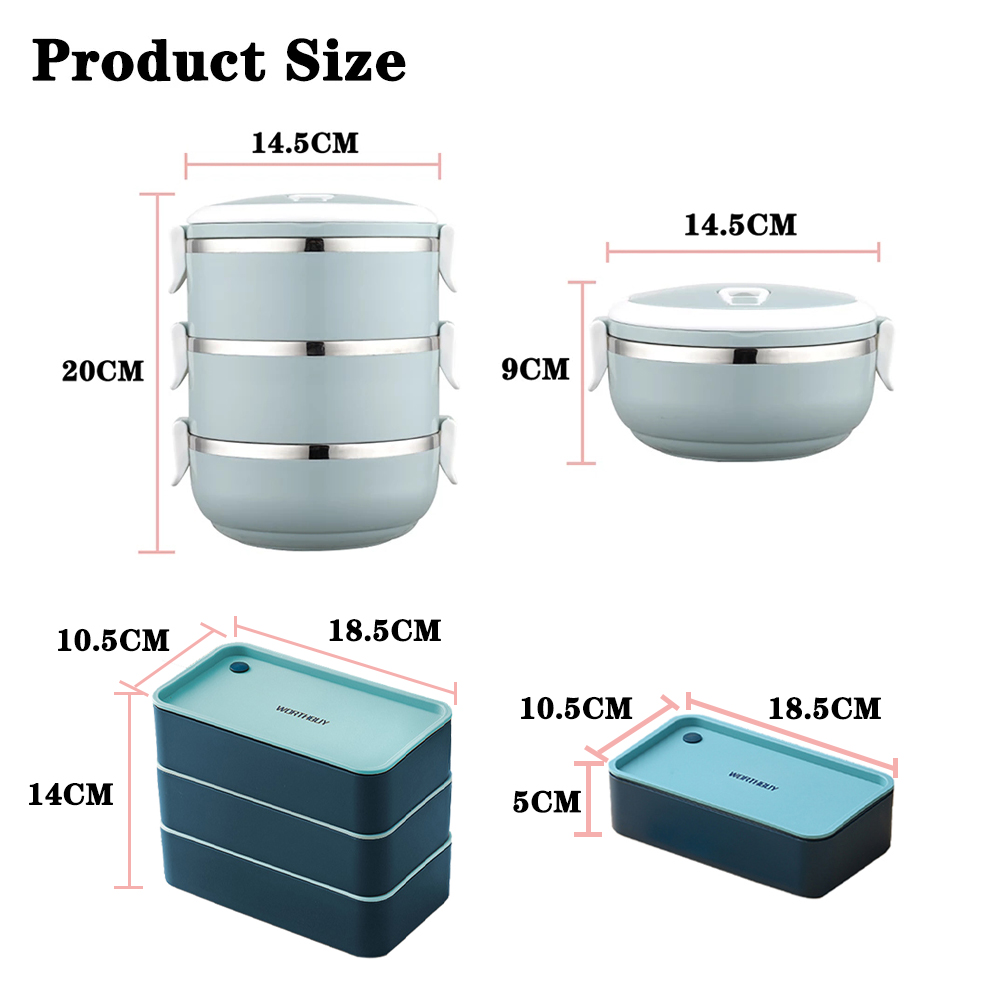 Portable Stainless Steel Therm - огляд і ціна Meal Prep Bowl